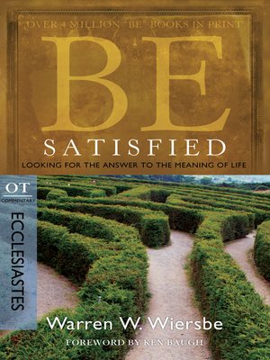 cover image of Be Satisfied